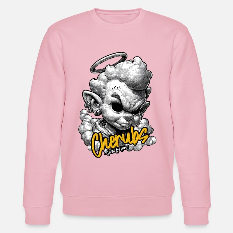 Cherubs Halo Ink Rebellious - Stanley/Stella Unisex Bio-Sweatshirt CHANGER  - Hellrosa