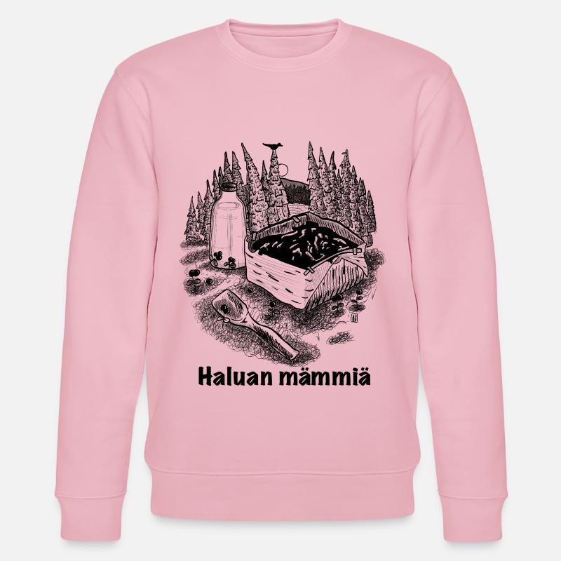 Mämmi - Sweat bio CHANGER Stanley/Stella Unisexe - rose pâle