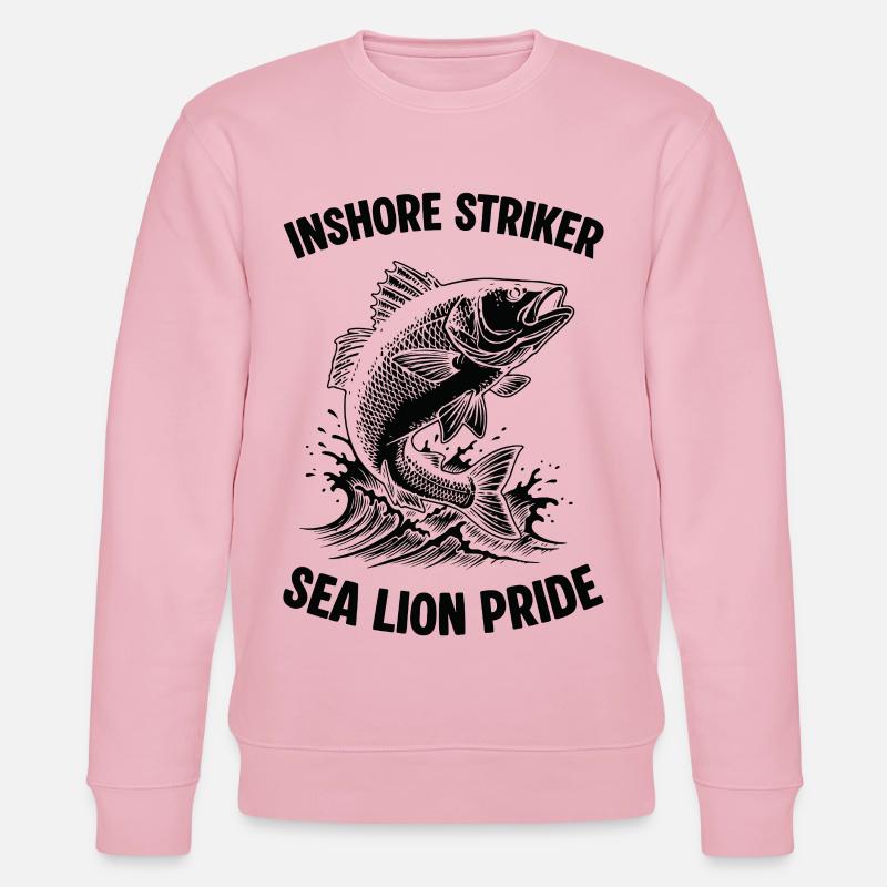 Pêche Mer Bar Sea Lion Pride - Sweat bio CHANGER Stanley/Stella Unisexe - rose pâle