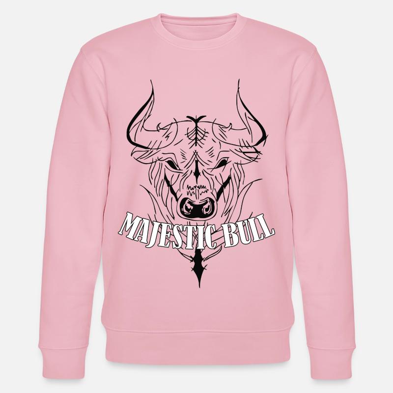 Majestic Bull - Stanley/Stella Unisex Bio-Sweatshirt CHANGER  - Hellrosa