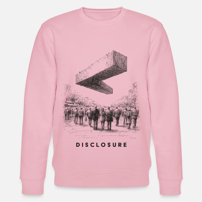 Dreieck Ufo - Stanley/Stella Unisex Bio-Sweatshirt CHANGER  - Hellrosa