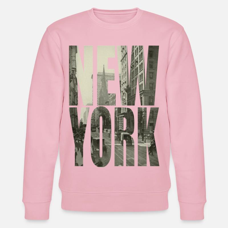 NEW YORK - Stanley/Stella Unisex Bio-Sweatshirt CHANGER  - Hellrosa