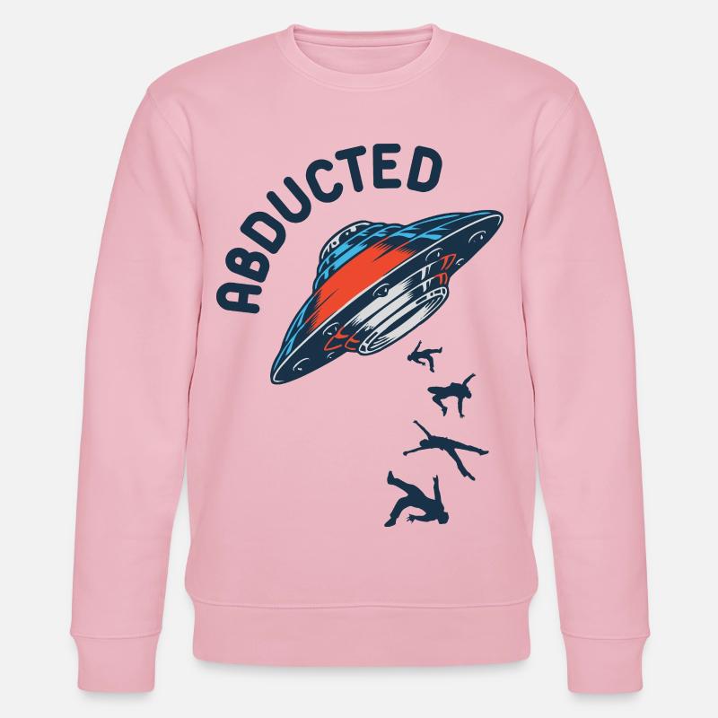 ufo_abducted_alien_mars - Stanley/Stella Unisex Bio-Sweatshirt CHANGER  - Hellrosa