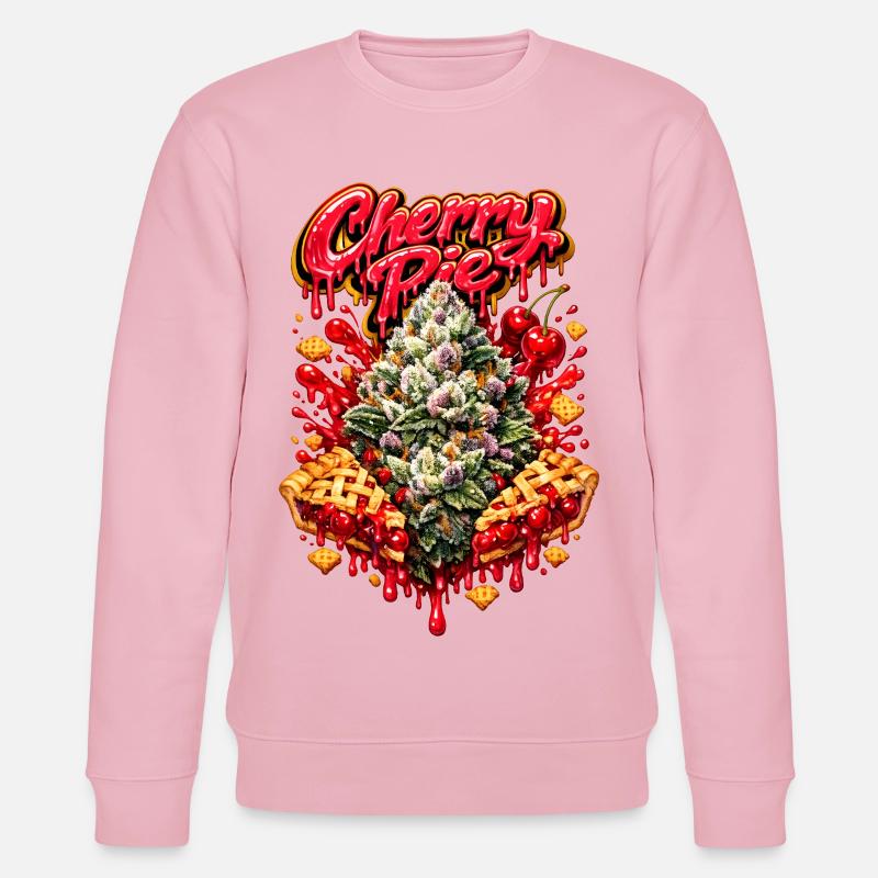 Cherry Pie Graffiti Print - Sweat bio CHANGER Stanley/Stella Unisexe - rose pâle