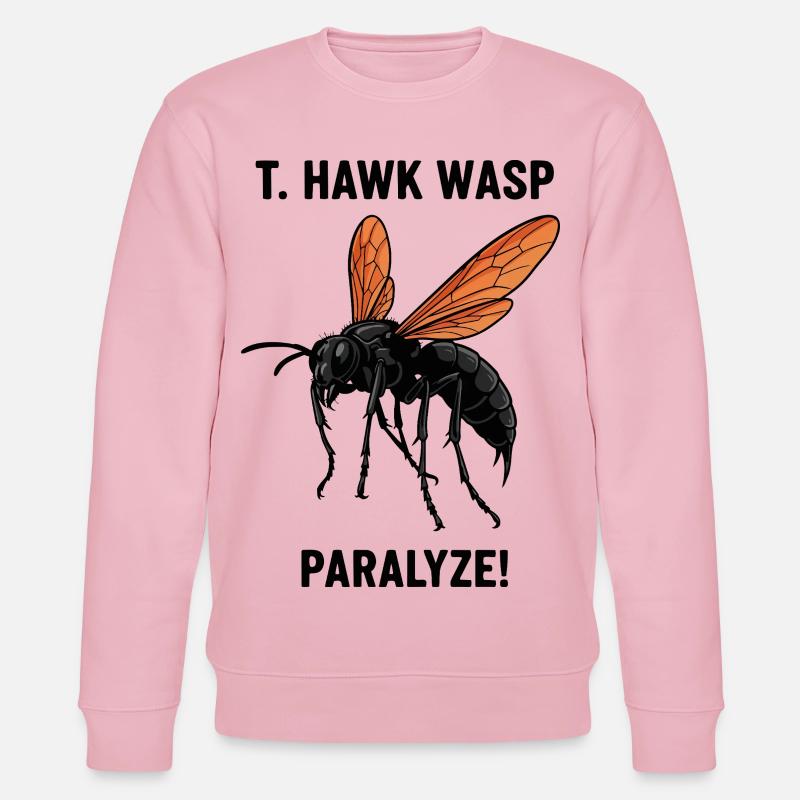 Guêpe Pepsis Danger Paralyse Tarantula Hawk - Sweat bio CHANGER Stanley/Stella Unisexe - rose pâle
