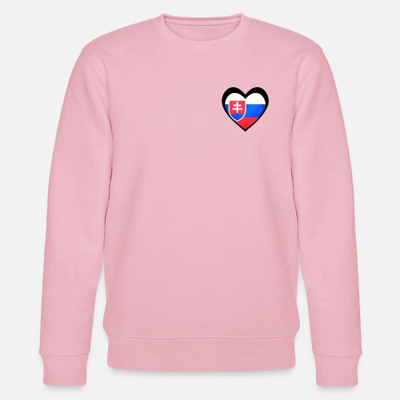 Čierne Srdce Slovensko - Sweat bio CHANGER Stanley/Stella Unisexe - rose pâle