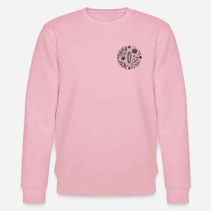 Life under a Microscope - Stanley/Stella Unisex Bio-Sweatshirt CHANGER  - Hellrosa