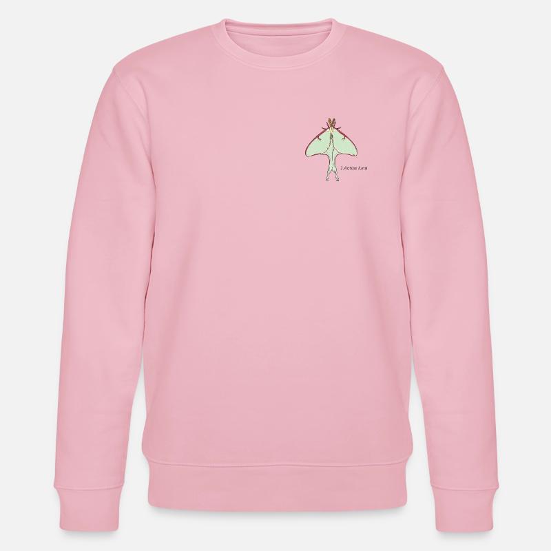 Schmetterling - Stanley/Stella Unisex Bio-Sweatshirt CHANGER  - Hellrosa