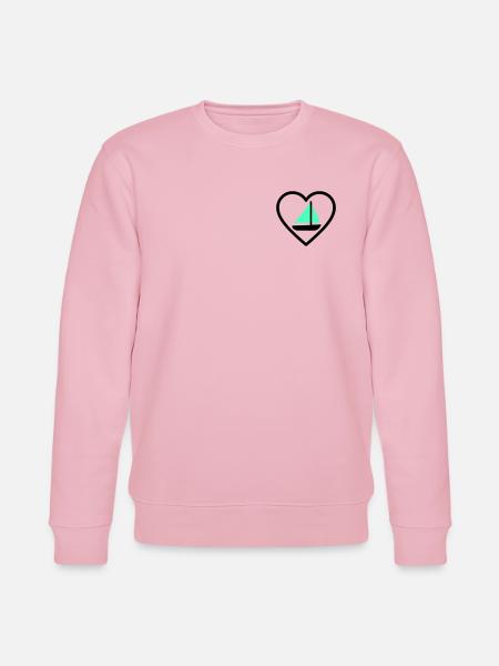 Cuore Vela – Passione Navigazione - Stanley/Stella CHANGER Unisex Organic Sweatshirt - cotton pink