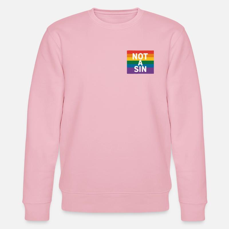 Not A Sin - Stanley/Stella Unisex Bio-Sweatshirt CHANGER  - Hellrosa