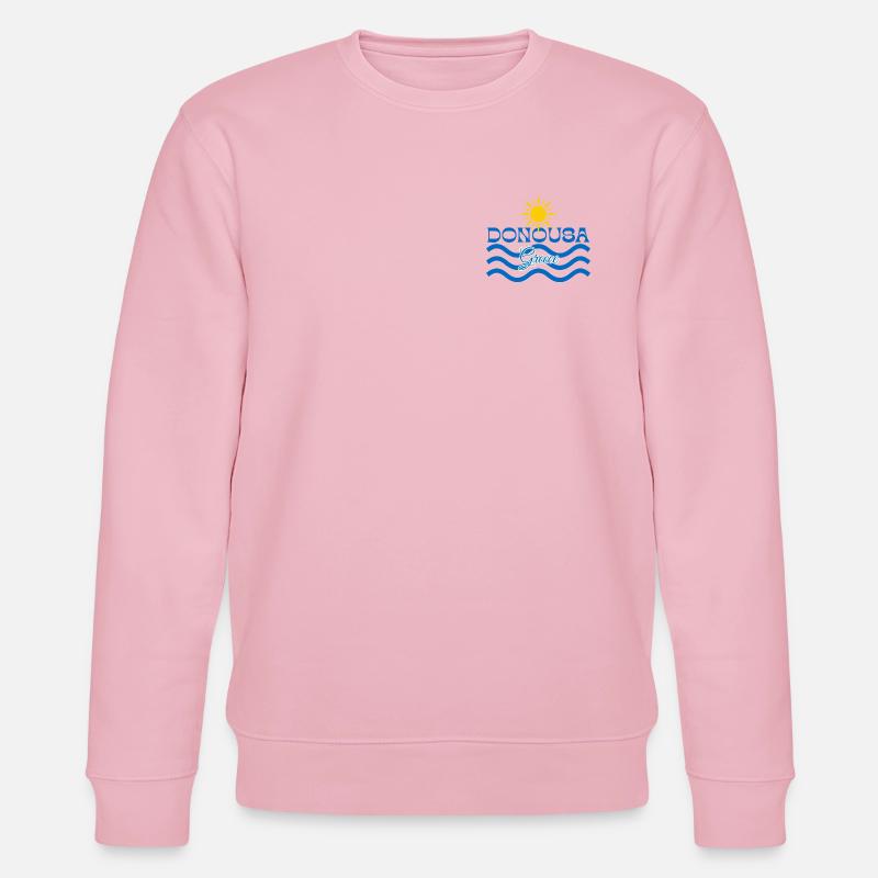 Donousa, Grèce Vagues de Soleil - Sweat bio CHANGER Stanley/Stella Unisexe - rose pâle