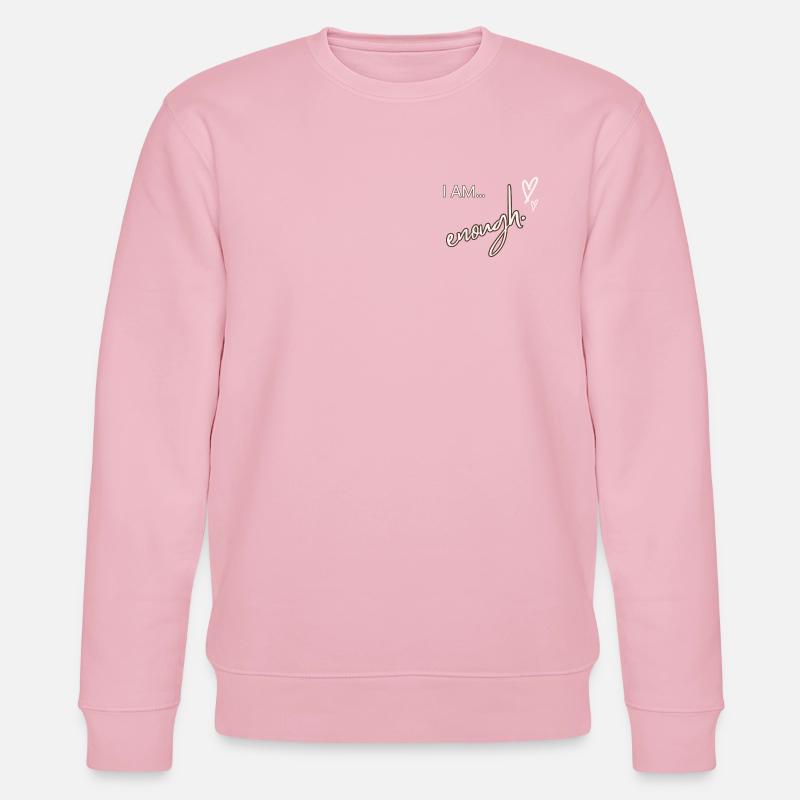 Enough - Stanley/Stella Unisex Bio-Sweatshirt CHANGER  - Hellrosa