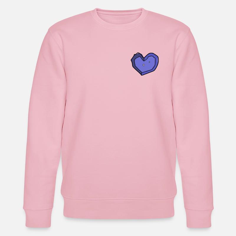 boulderliebe - Stanley/Stella Unisex Bio-Sweatshirt CHANGER  - Hellrosa