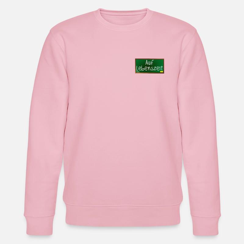 Verbeamtung - Beamter auf Lebenszeit - SCHULE - Stanley/Stella Unisex Bio-Sweatshirt CHANGER  - Hellrosa
