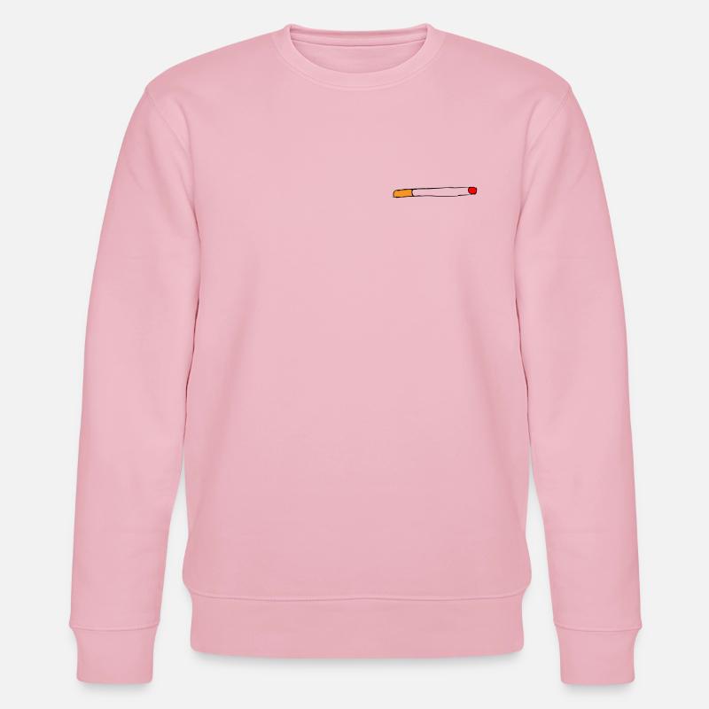 Zigarette - Stanley/Stella Unisex Bio-Sweatshirt CHANGER  - Hellrosa