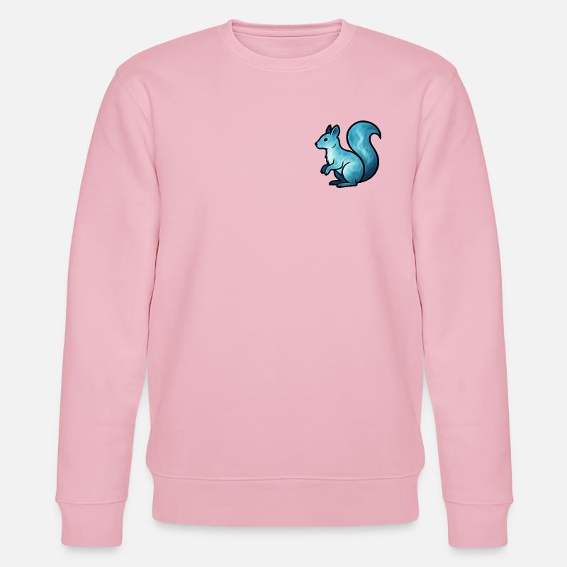 Seelentier und Wächterwesen: Eichhörnchen - Stanley/Stella Unisex Bio-Sweatshirt CHANGER  - Hellrosa