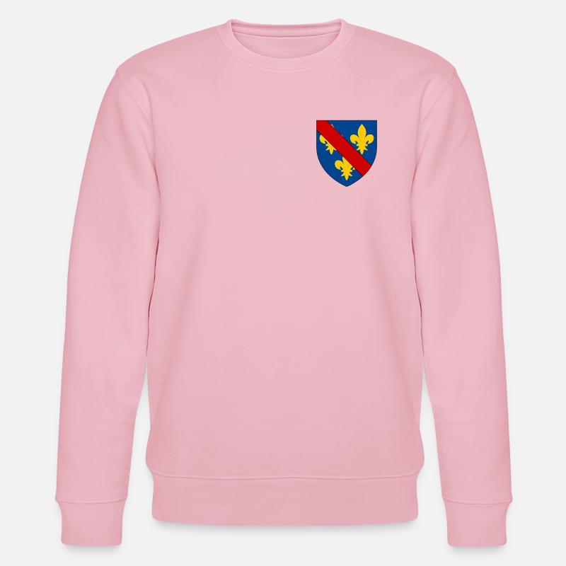 Wappen der Bourbonnais - Stanley/Stella Unisex Bio-Sweatshirt CHANGER - Hellrosa