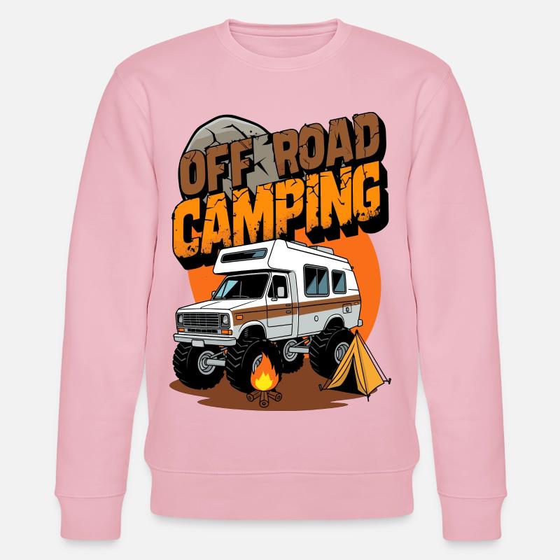 Offroad Camping - Stanley/Stella Unisex Bio-Sweatshirt CHANGER  - Hellrosa