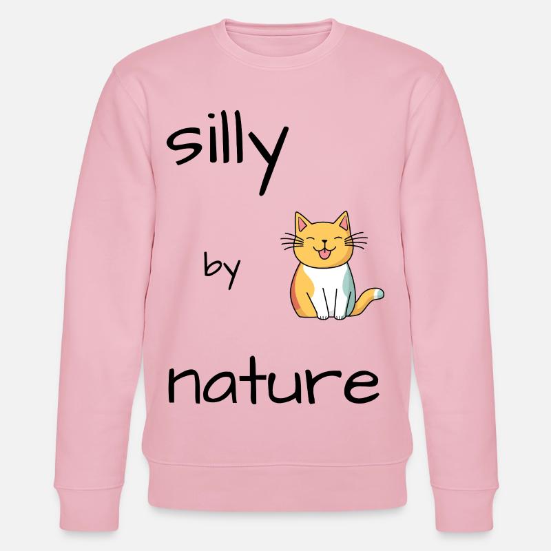 Chat Idiot - Sweat bio CHANGER Stanley/Stella Unisexe - rose pâle