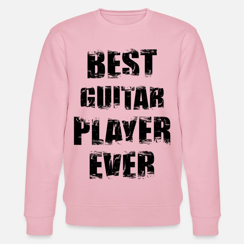 Bester Gitarrist - Stanley/Stella Unisex Bio-Sweatshirt CHANGER  - Hellrosa