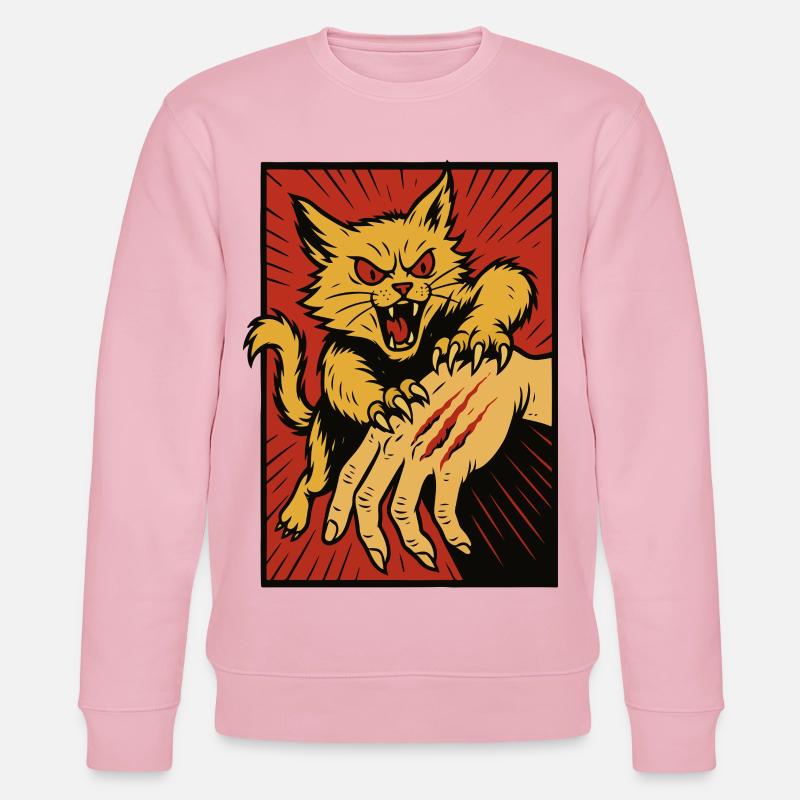 Crimson Claw Chat Assaut - Sweat bio CHANGER Stanley/Stella Unisexe - rose pâle