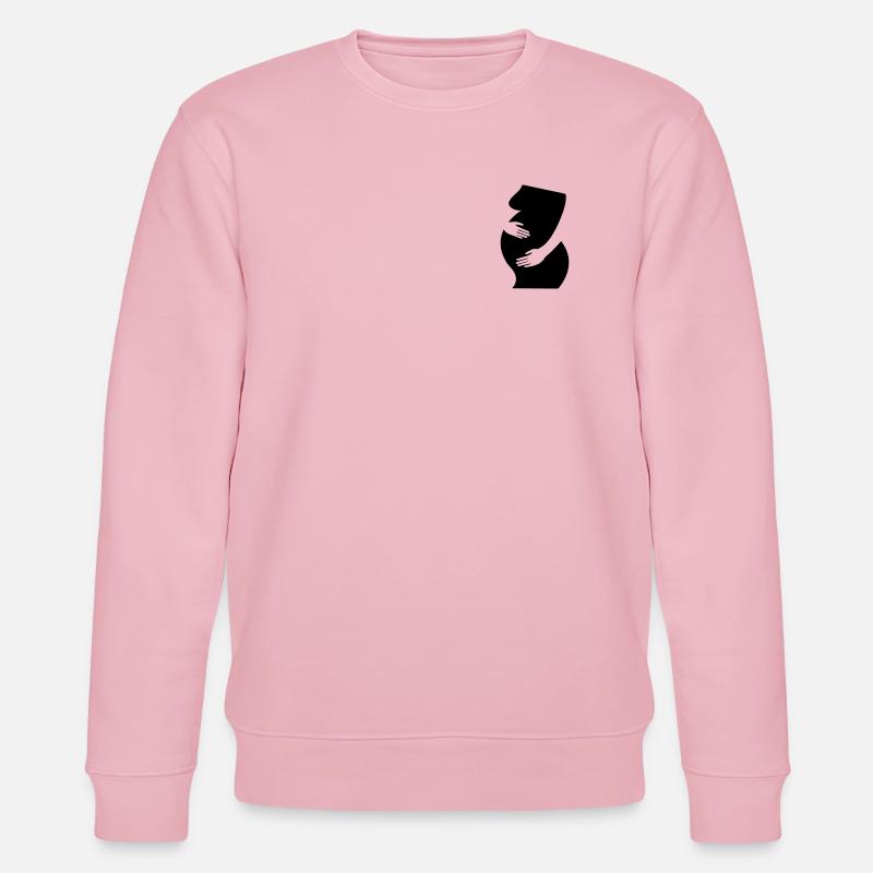 Grossesse, bébé - Sweat bio CHANGER Stanley/Stella Unisexe - rose pâle