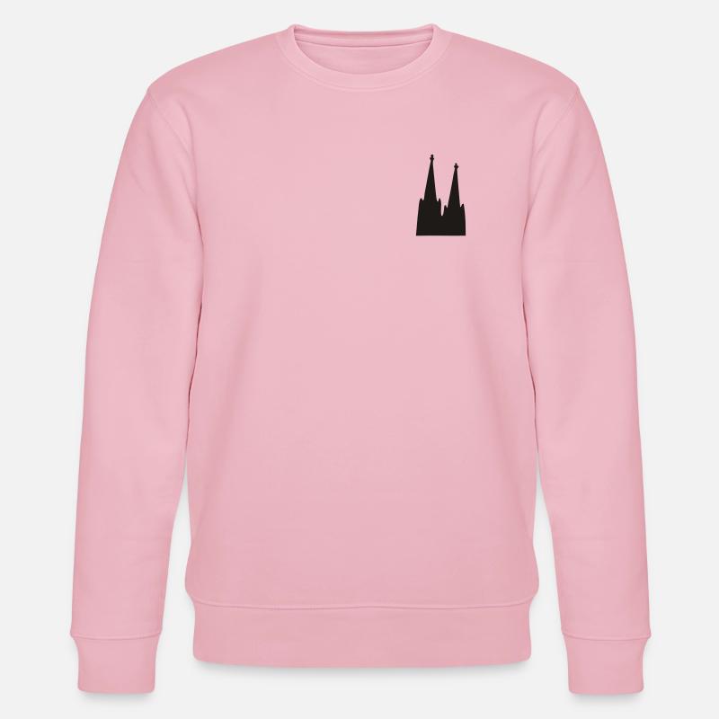 Köln Kölner Dom - Stanley/Stella Unisex Bio-Sweatshirt CHANGER  - Hellrosa