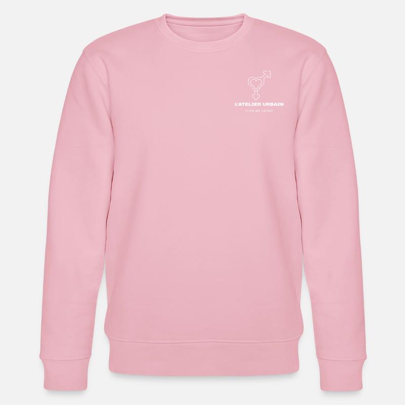 Die urbane Werkstatt - Stanley/Stella Unisex Bio-Sweatshirt CHANGER  - Hellrosa