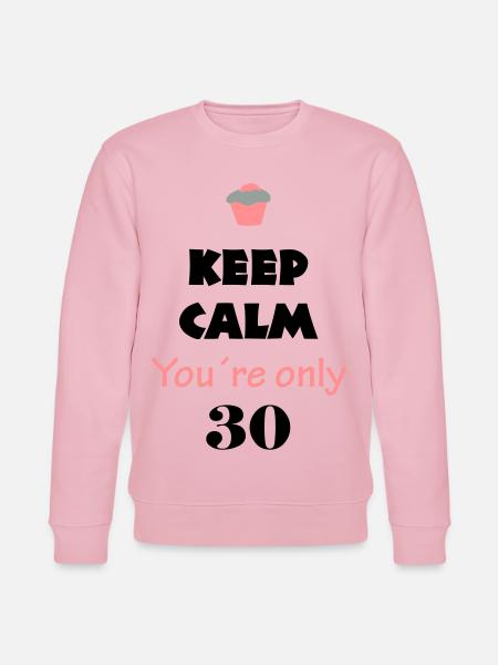birthday 30 - Stanley/Stella CHANGER Unisex Organic Sweatshirt - cotton pink