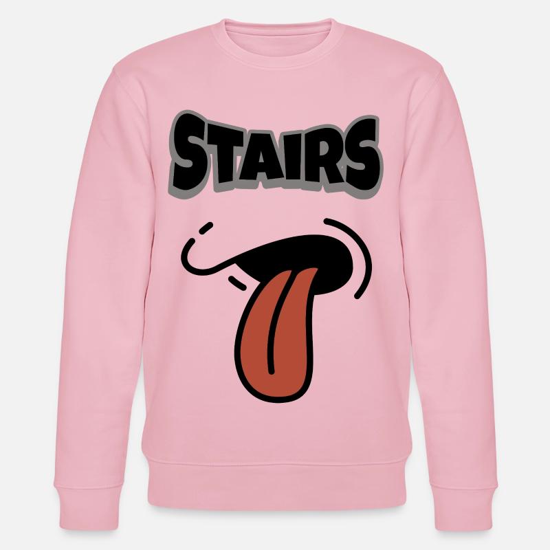 Treppenstufen... - Stanley/Stella Unisex Bio-Sweatshirt CHANGER  - Hellrosa