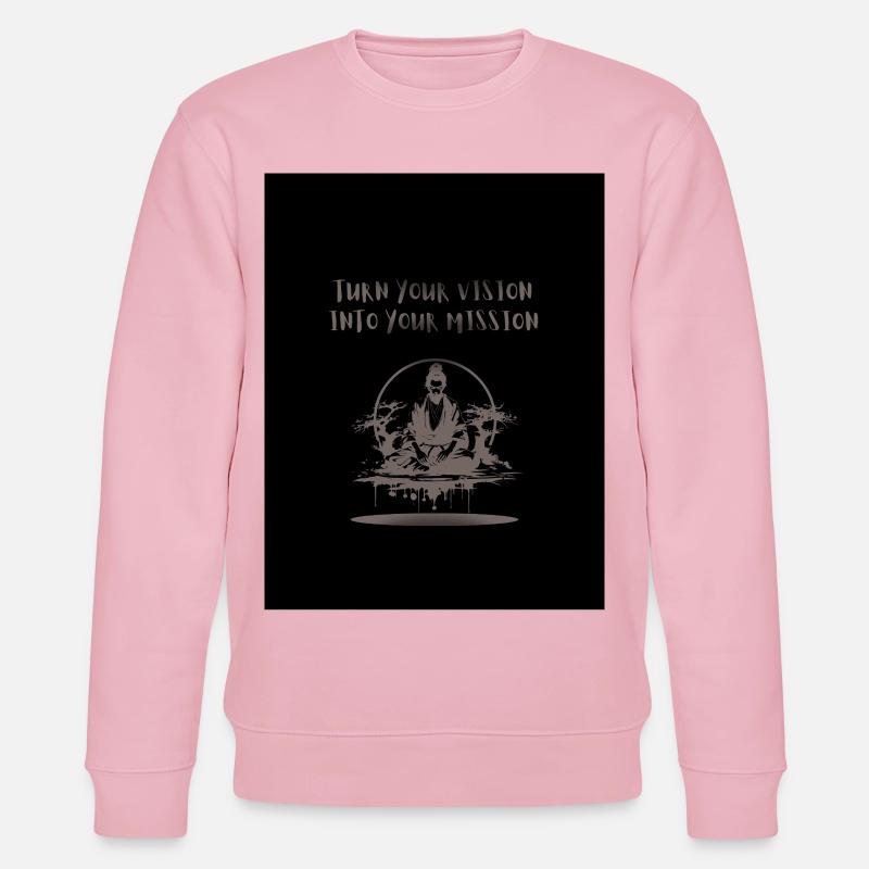 Black_and_Grey_Illustrative_Ninja_T-Hemd - Stanley/Stella Unisex Bio-Sweatshirt CHANGER  - Hellrosa