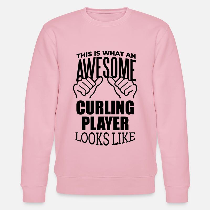 curling - Sweat bio CHANGER Stanley/Stella Unisexe - rose pâle