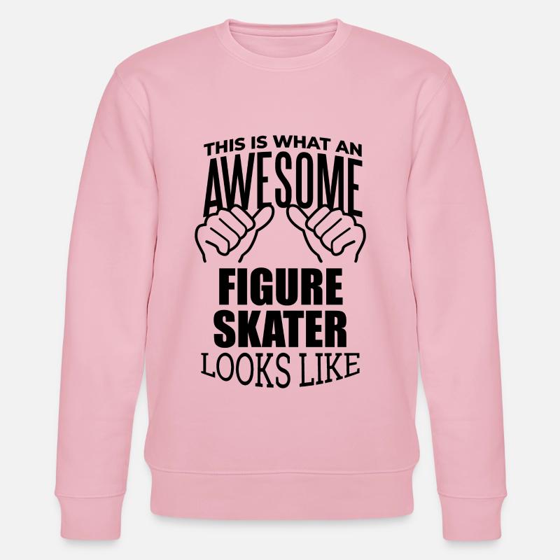 Eiskunstläufer - Stanley/Stella Unisex Bio-Sweatshirt CHANGER  - Hellrosa