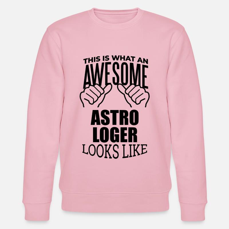 Astrologie - Stanley/Stella Unisex Bio-Sweatshirt CHANGER  - Hellrosa