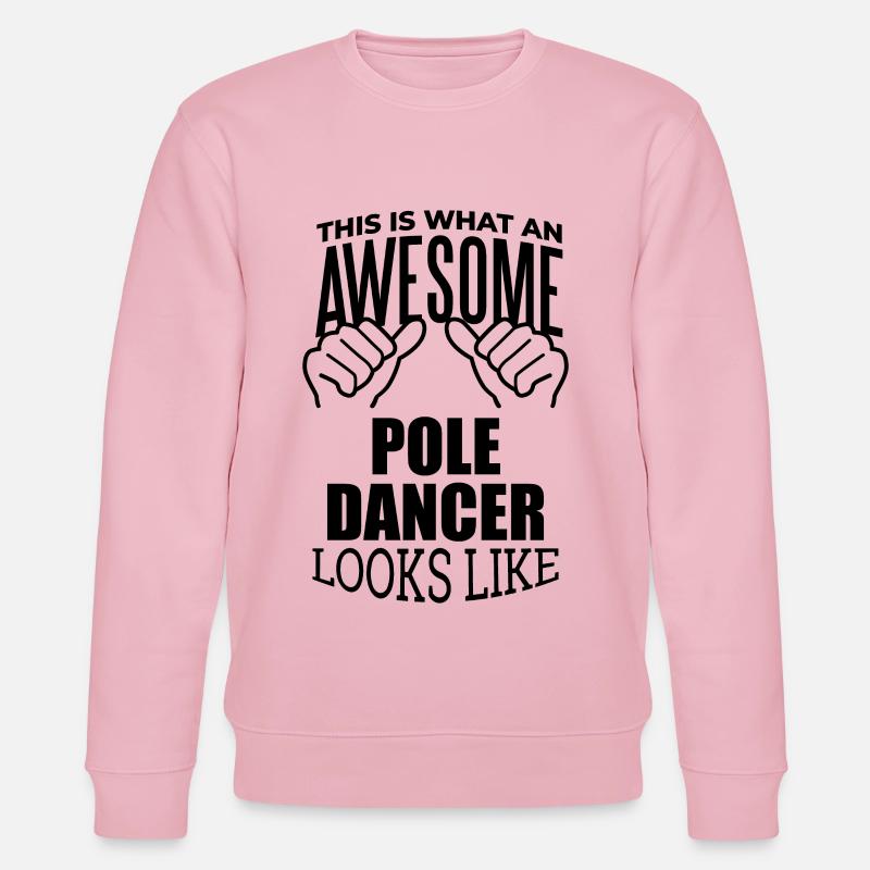 Pole Dancer - Stanley/Stella CHANGER Unisex Organic Sweatshirt - cotton pink