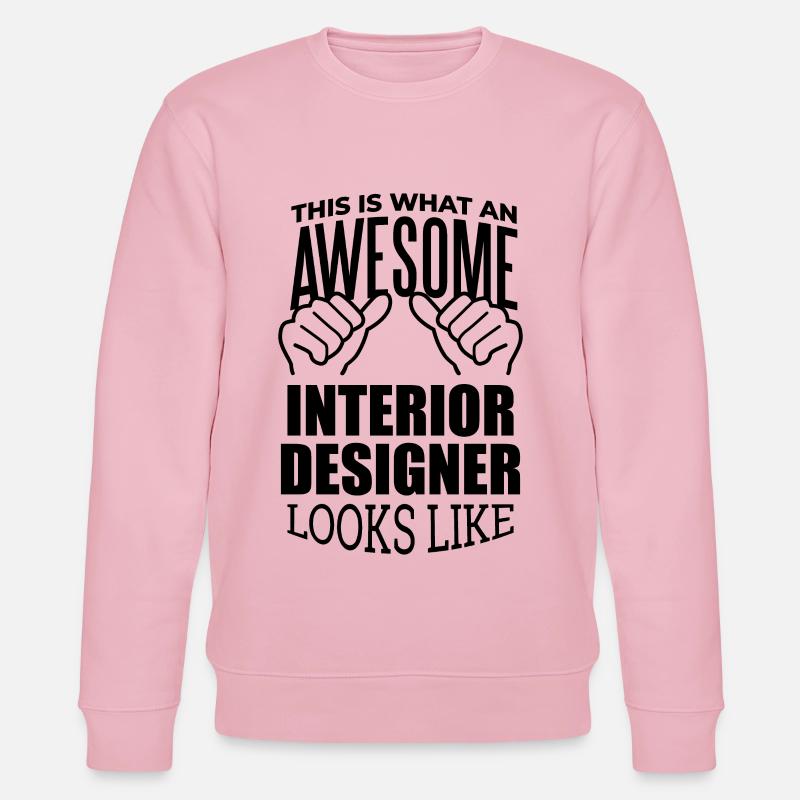 Innenarchitekt - Stanley/Stella Unisex Bio-Sweatshirt CHANGER - Hellrosa