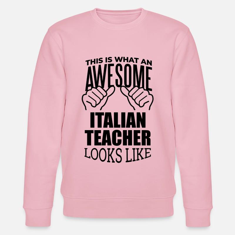 Italienisch - Stanley/Stella Unisex Bio-Sweatshirt CHANGER  - Hellrosa