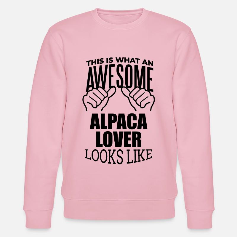 Alpaka - Stanley/Stella Unisex Bio-Sweatshirt CHANGER  - Hellrosa