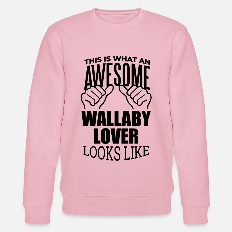 Wallaby - Stanley/Stella Unisex Bio-Sweatshirt CHANGER  - Hellrosa