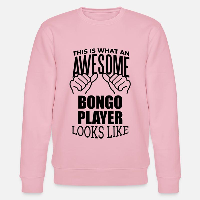 Bongo - Stanley/Stella Unisex Bio-Sweatshirt CHANGER  - Hellrosa