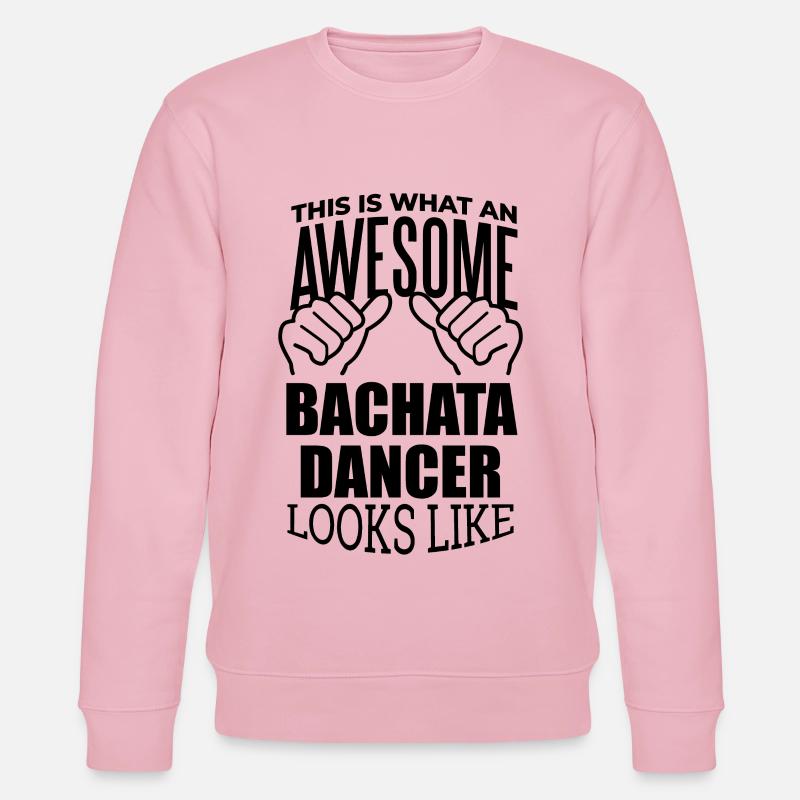 Bachata - Stanley/Stella Unisex Bio-Sweatshirt CHANGER  - Hellrosa