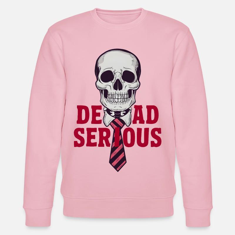 Dead Serious - Stanley/Stella Unisex Bio-Sweatshirt CHANGER  - Hellrosa