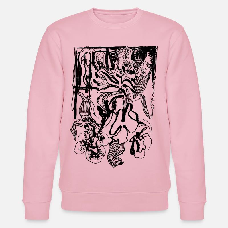 BLUMEN - Stanley/Stella Unisex Bio-Sweatshirt CHANGER  - Hellrosa