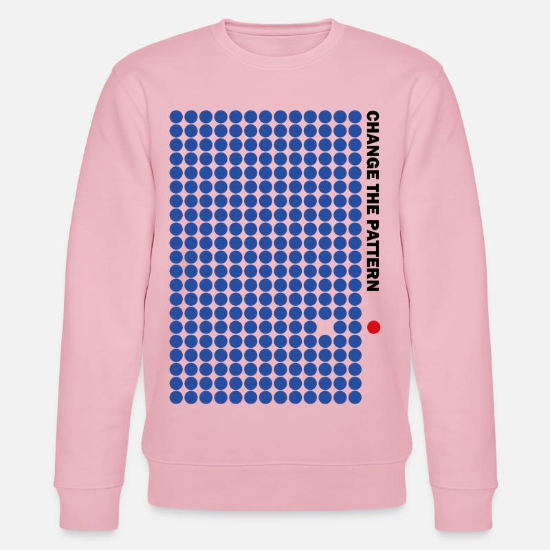 ÄNDERE DAS MUSTER - Stanley/Stella Unisex Bio-Sweatshirt CHANGER  - Hellrosa