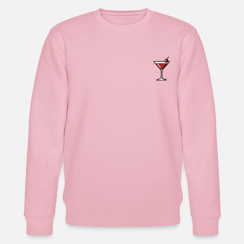 Manhattan Cocktail - Stanley/Stella Unisex Bio-Sweatshirt CHANGER  - Hellrosa