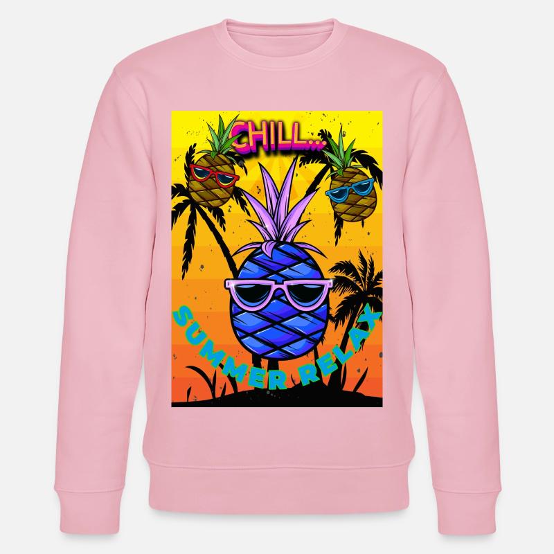 Chill summer relax - Stanley/Stella CHANGER Unisex Organic Sweatshirt - cotton pink