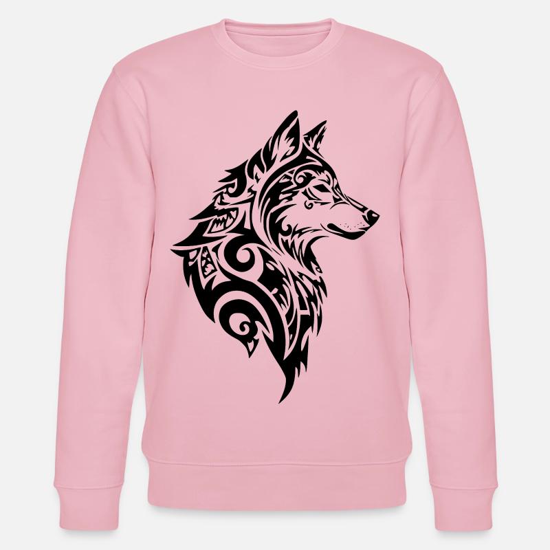 Wolf Tribal Tattoo - Stanley/Stella Unisex Bio-Sweatshirt CHANGER - Hellrosa