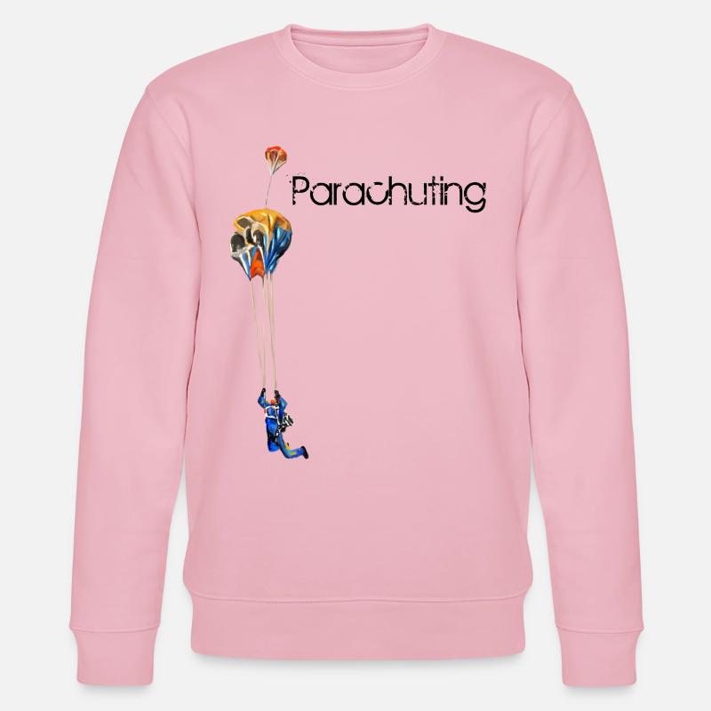 Parachuting - Stanley/Stella Unisex Bio-Sweatshirt CHANGER  - Hellrosa