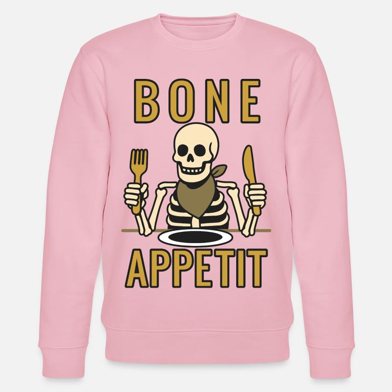 Knochenappetit - Halloween 2025 - Stanley/Stella Unisex Bio-Sweatshirt CHANGER  - Hellrosa