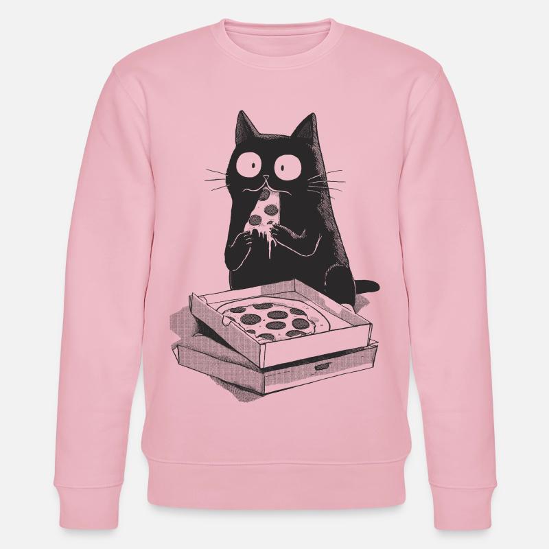 Pizza Cat - Sweat bio CHANGER Stanley/Stella Unisexe - rose pâle
